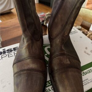 Bronx Dark Brown Leather Boots
